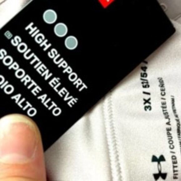 NWT Under Armour High Support Fitted Sport Bra Infinity Pink Workout 3X - Picture 2 of 3